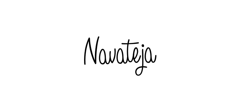 Also we have Navateja name is the best signature style. Create professional handwritten signature collection using Angelique-Rose-font-FFP autograph style. Navateja signature style 5 images and pictures png