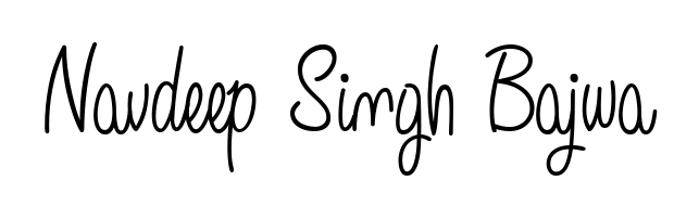 Looking for an artistic signature for Navdeep Singh Bajwa? The Angelique-Rose-font-FFP calligraphy style gives a sophisticated flow suitable for business cards and emails. Navdeep Singh Bajwa signature style 5 images and pictures png