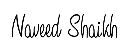 Create a beautiful signature design for name Naveed Shaikh. With this signature (Angelique-Rose-font-FFP) fonts, you can make a handwritten signature for free. Naveed Shaikh signature style 5 images and pictures png
