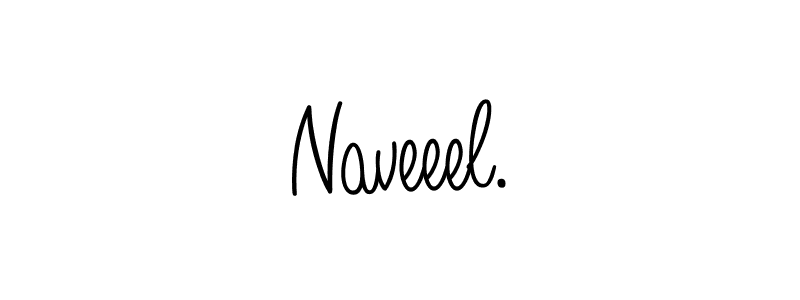 It looks lik you need a new signature style for name Naveeel.. Design unique handwritten (Angelique-Rose-font-FFP) signature with our free signature maker in just a few clicks. Naveeel. signature style 5 images and pictures png