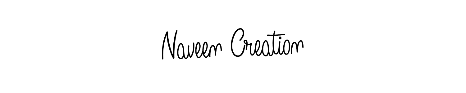 How to make Naveen Creation name signature. Use Angelique-Rose-font-FFP style for creating short signs online. This is the latest handwritten sign. Naveen Creation signature style 5 images and pictures png