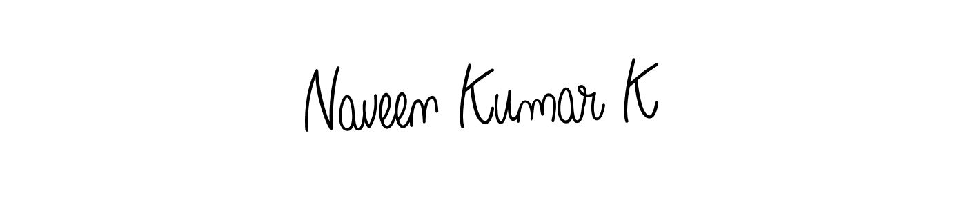 How to Draw Naveen Kumar K signature style? Angelique-Rose-font-FFP is a latest design signature styles for name Naveen Kumar K. Naveen Kumar K signature style 5 images and pictures png