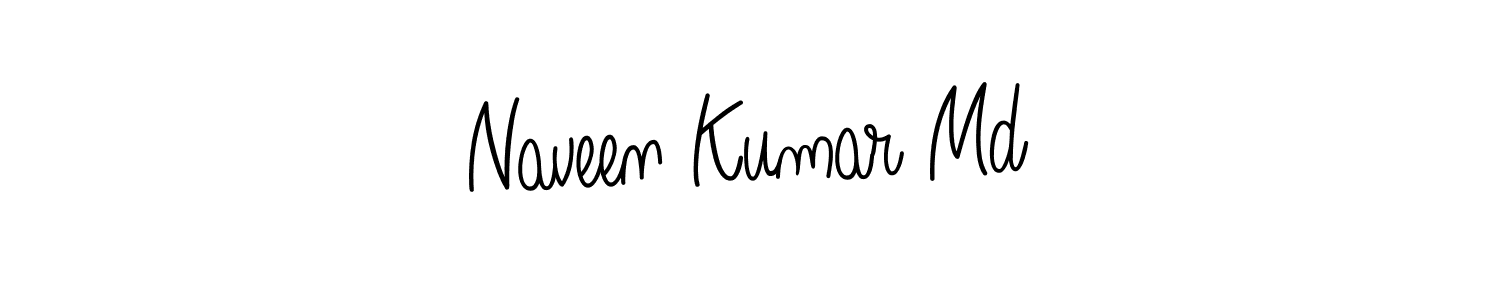 Make a beautiful signature design for name Naveen Kumar Md. With this signature (Angelique-Rose-font-FFP) style, you can create a handwritten signature for free. Naveen Kumar Md signature style 5 images and pictures png