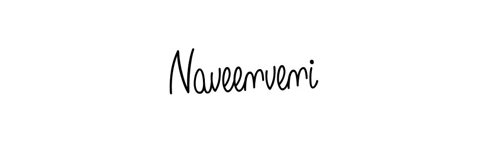 Use a signature maker to create a handwritten signature online. With this signature software, you can design (Angelique-Rose-font-FFP) your own signature for name Naveenveni. Naveenveni signature style 5 images and pictures png