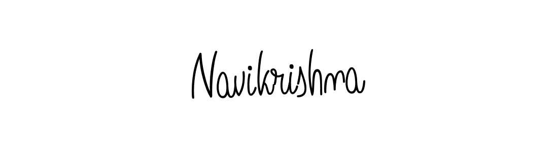 Also we have Navikrishna name is the best signature style. Create professional handwritten signature collection using Angelique-Rose-font-FFP autograph style. Navikrishna signature style 5 images and pictures png