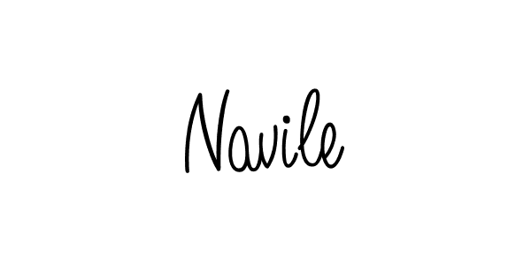 Create a beautiful signature design for name Navile. With this signature (Angelique-Rose-font-FFP) fonts, you can make a handwritten signature for free. Navile signature style 5 images and pictures png