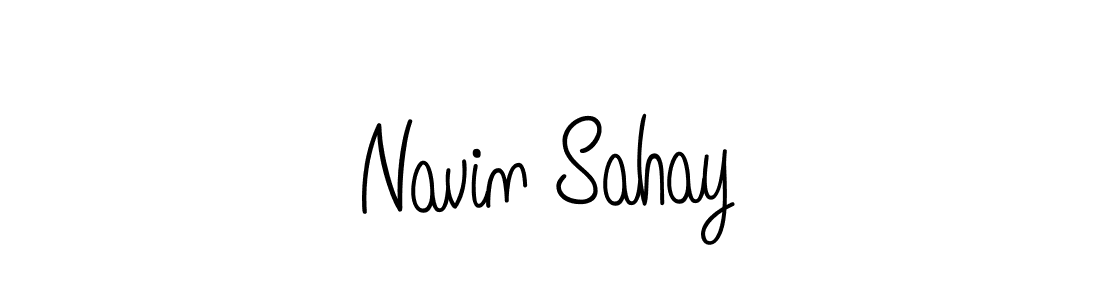 Angelique-Rose-font-FFP is a professional signature style that is perfect for those who want to add a touch of class to their signature. It is also a great choice for those who want to make their signature more unique. Get Navin Sahay name to fancy signature for free. Navin Sahay signature style 5 images and pictures png