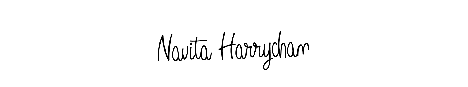 Make a beautiful signature design for name Navita Harrychan. Use this online signature maker to create a handwritten signature for free. Navita Harrychan signature style 5 images and pictures png