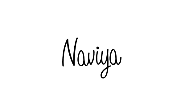 Design your own signature with our free online signature maker. With this signature software, you can create a handwritten (Angelique-Rose-font-FFP) signature for name Naviya. Naviya signature style 5 images and pictures png