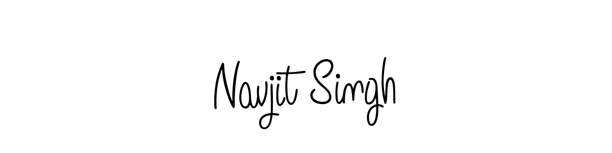 You should practise on your own different ways (Angelique-Rose-font-FFP) to write your name (Navjit Singh) in signature. don't let someone else do it for you. Navjit Singh signature style 5 images and pictures png