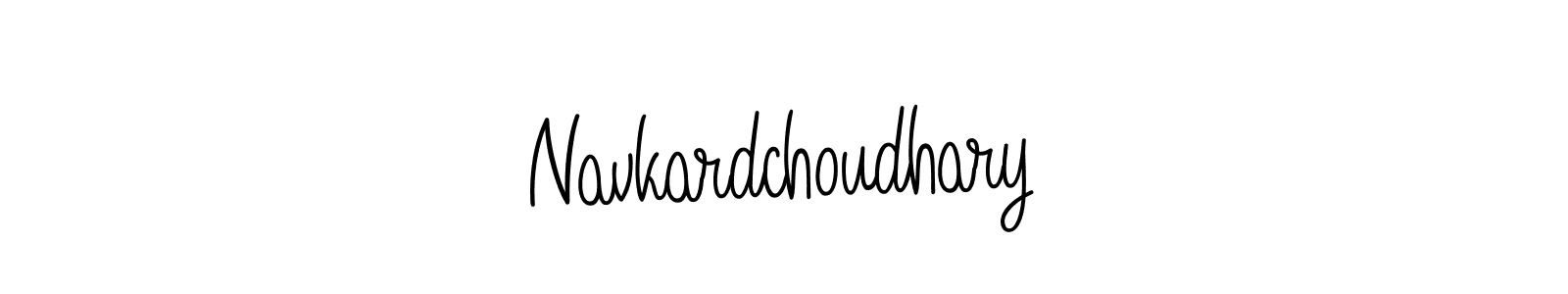 Create a beautiful signature design for name Navkardchoudhary. With this signature (Angelique-Rose-font-FFP) fonts, you can make a handwritten signature for free. Navkardchoudhary signature style 5 images and pictures png