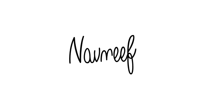 Create a beautiful signature design for name Navneef. With this signature (Angelique-Rose-font-FFP) fonts, you can make a handwritten signature for free. Navneef signature style 5 images and pictures png