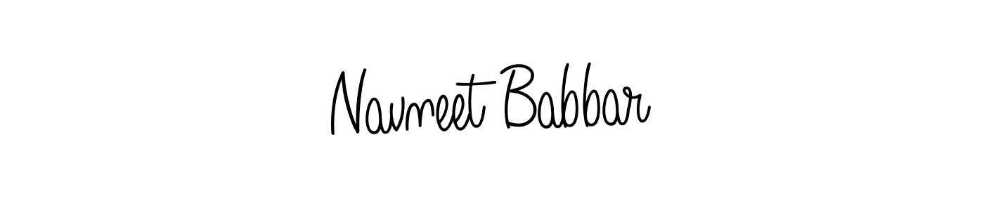 Also You can easily find your signature by using the search form. We will create Navneet Babbar name handwritten signature images for you free of cost using Angelique-Rose-font-FFP sign style. Navneet Babbar signature style 5 images and pictures png