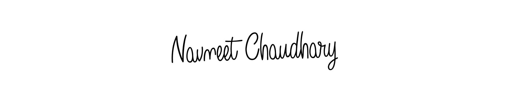 Also we have Navneet Chaudhary name is the best signature style. Create professional handwritten signature collection using Angelique-Rose-font-FFP autograph style. Navneet Chaudhary signature style 5 images and pictures png