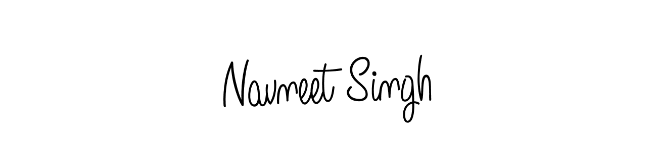 How to Draw Navneet Singh signature style? Angelique-Rose-font-FFP is a latest design signature styles for name Navneet Singh. Navneet Singh signature style 5 images and pictures png