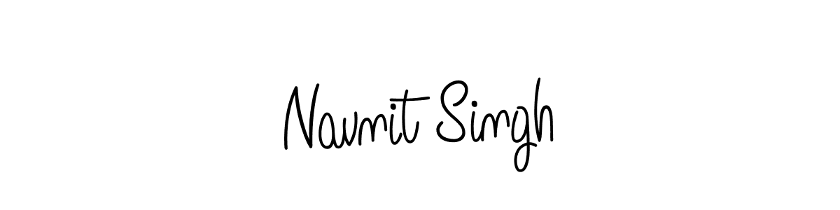 Use a signature maker to create a handwritten signature online. With this signature software, you can design (Angelique-Rose-font-FFP) your own signature for name Navnit Singh. Navnit Singh signature style 5 images and pictures png