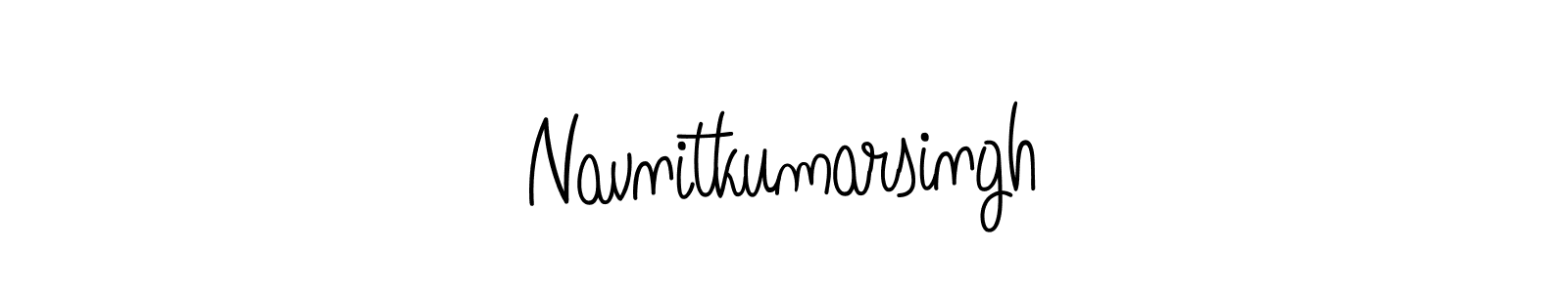 Make a beautiful signature design for name Navnitkumarsingh. With this signature (Angelique-Rose-font-FFP) style, you can create a handwritten signature for free. Navnitkumarsingh signature style 5 images and pictures png