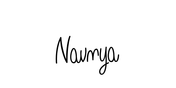 Also we have Navnya name is the best signature style. Create professional handwritten signature collection using Angelique-Rose-font-FFP autograph style. Navnya signature style 5 images and pictures png