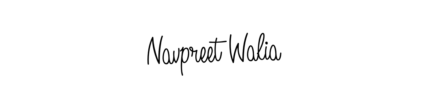 Make a short Navpreet Walia signature style. Manage your documents anywhere anytime using Angelique-Rose-font-FFP. Create and add eSignatures, submit forms, share and send files easily. Navpreet Walia signature style 5 images and pictures png