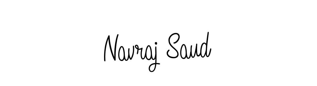 Navraj Saud stylish signature style. Best Handwritten Sign (Angelique-Rose-font-FFP) for my name. Handwritten Signature Collection Ideas for my name Navraj Saud. Navraj Saud signature style 5 images and pictures png