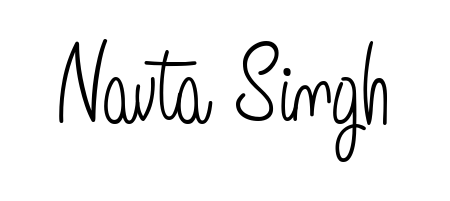 A sleek calligraphic signature for name Navta Singh utilizing Angelique-Rose-font-FFP styling. Great for adding personal signatures to photos and art. Navta Singh signature style 5 images and pictures png