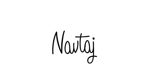 How to make Navtaj name signature. Use Angelique-Rose-font-FFP style for creating short signs online. This is the latest handwritten sign. Navtaj signature style 5 images and pictures png