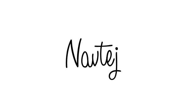 Design your own signature with our free online signature maker. With this signature software, you can create a handwritten (Angelique-Rose-font-FFP) signature for name Navtej. Navtej signature style 5 images and pictures png