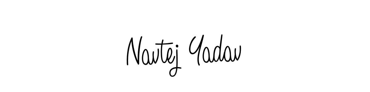 Check out images of Autograph of Navtej Yadav name. Actor Navtej Yadav Signature Style. Angelique-Rose-font-FFP is a professional sign style online. Navtej Yadav signature style 5 images and pictures png