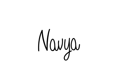 How to make Navya signature? Angelique-Rose-font-FFP is a professional autograph style. Create handwritten signature for Navya name. Navya signature style 5 images and pictures png