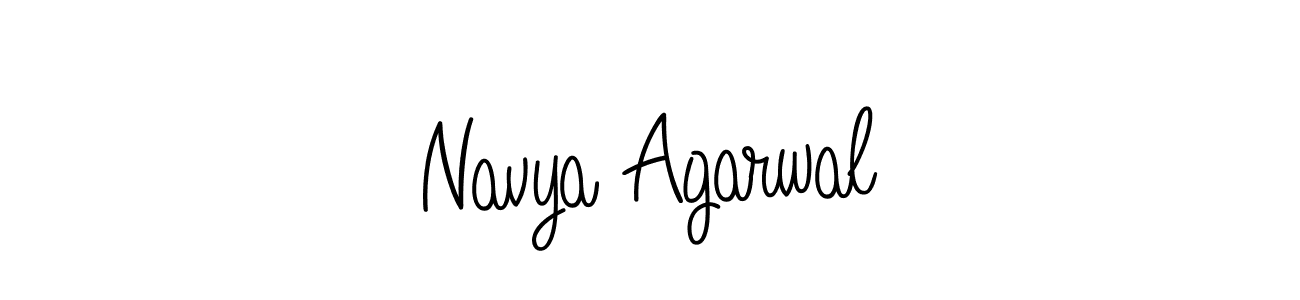 Angelique-Rose-font-FFP is a professional signature style that is perfect for those who want to add a touch of class to their signature. It is also a great choice for those who want to make their signature more unique. Get Navya Agarwal name to fancy signature for free. Navya Agarwal signature style 5 images and pictures png