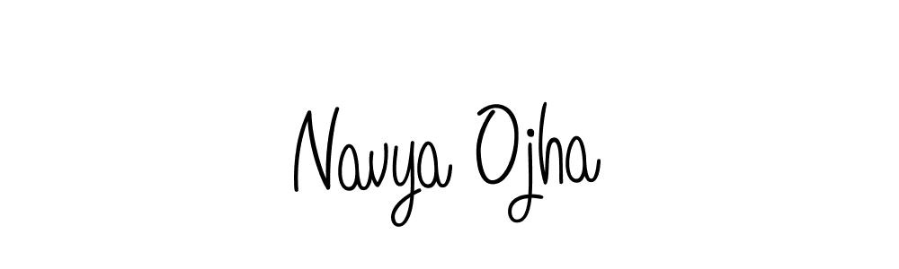 Angelique-Rose-font-FFP is a professional signature style that is perfect for those who want to add a touch of class to their signature. It is also a great choice for those who want to make their signature more unique. Get Navya Ojha name to fancy signature for free. Navya Ojha signature style 5 images and pictures png