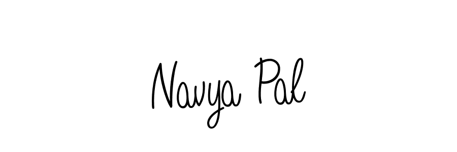 if you are searching for the best signature style for your name Navya Pal. so please give up your signature search. here we have designed multiple signature styles  using Angelique-Rose-font-FFP. Navya Pal signature style 5 images and pictures png