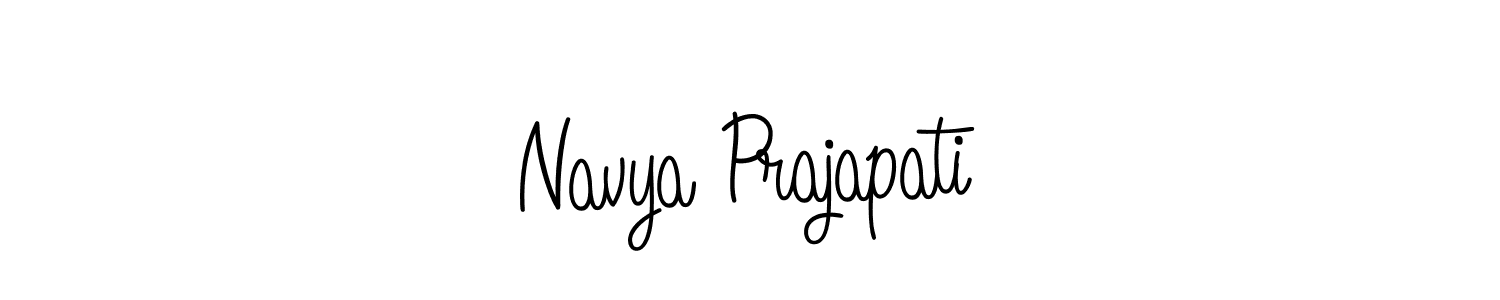 Make a beautiful signature design for name Navya Prajapati. Use this online signature maker to create a handwritten signature for free. Navya Prajapati signature style 5 images and pictures png