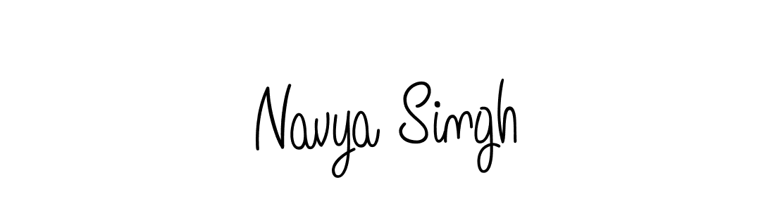 Also we have Navya Singh name is the best signature style. Create professional handwritten signature collection using Angelique-Rose-font-FFP autograph style. Navya Singh signature style 5 images and pictures png