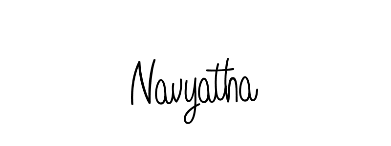 Navyatha stylish signature style. Best Handwritten Sign (Angelique-Rose-font-FFP) for my name. Handwritten Signature Collection Ideas for my name Navyatha. Navyatha signature style 5 images and pictures png