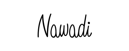 Make a beautiful signature design for name Nawadi. Use this online signature maker to create a handwritten signature for free. Nawadi signature style 5 images and pictures png