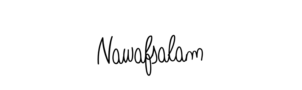 Design your own signature with our free online signature maker. With this signature software, you can create a handwritten (Angelique-Rose-font-FFP) signature for name Nawafsalam. Nawafsalam signature style 5 images and pictures png