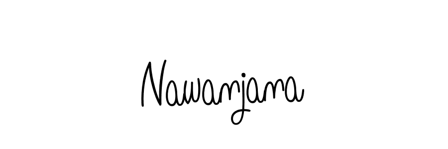 The best way (Angelique-Rose-font-FFP) to make a short signature is to pick only two or three words in your name. The name Nawanjana include a total of six letters. For converting this name. Nawanjana signature style 5 images and pictures png
