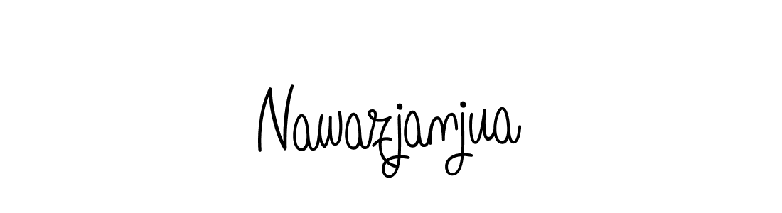 Nawazjanjua stylish signature style. Best Handwritten Sign (Angelique-Rose-font-FFP) for my name. Handwritten Signature Collection Ideas for my name Nawazjanjua. Nawazjanjua signature style 5 images and pictures png