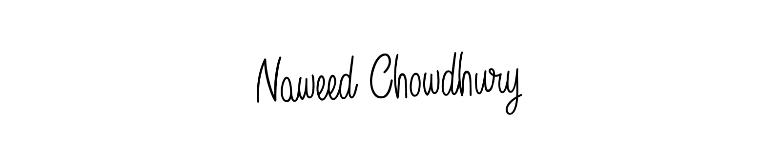 Naweed Chowdhury stylish signature style. Best Handwritten Sign (Angelique-Rose-font-FFP) for my name. Handwritten Signature Collection Ideas for my name Naweed Chowdhury. Naweed Chowdhury signature style 5 images and pictures png