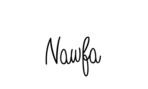 Nawfa stylish signature style. Best Handwritten Sign (Angelique-Rose-font-FFP) for my name. Handwritten Signature Collection Ideas for my name Nawfa. Nawfa signature style 5 images and pictures png