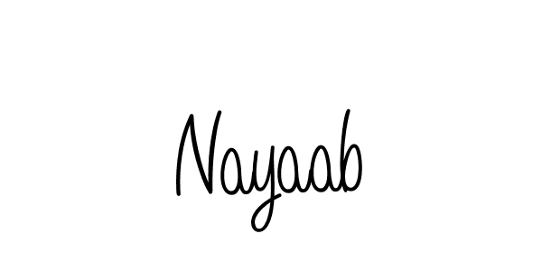 Check out images of Autograph of Nayaab name. Actor Nayaab Signature Style. Angelique-Rose-font-FFP is a professional sign style online. Nayaab signature style 5 images and pictures png
