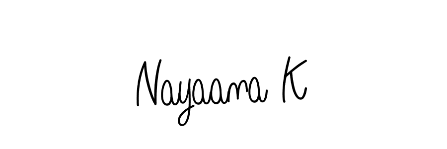 You can use this online signature creator to create a handwritten signature for the name Nayaana K. This is the best online autograph maker. Nayaana K signature style 5 images and pictures png