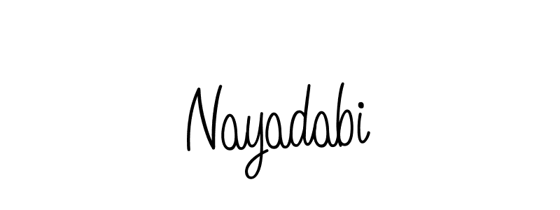 Make a beautiful signature design for name Nayadabi. Use this online signature maker to create a handwritten signature for free. Nayadabi signature style 5 images and pictures png