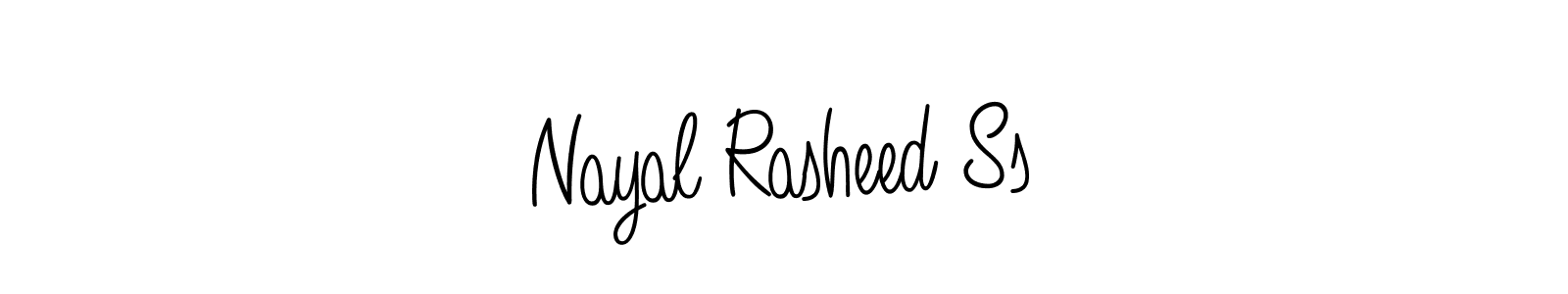 Angelique-Rose-font-FFP is a professional signature style that is perfect for those who want to add a touch of class to their signature. It is also a great choice for those who want to make their signature more unique. Get Nayal Rasheed Ss name to fancy signature for free. Nayal Rasheed Ss signature style 5 images and pictures png