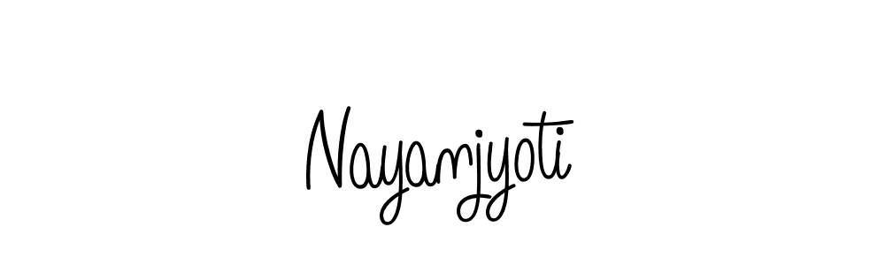 Create a beautiful signature design for name Nayanjyoti. With this signature (Angelique-Rose-font-FFP) fonts, you can make a handwritten signature for free. Nayanjyoti signature style 5 images and pictures png