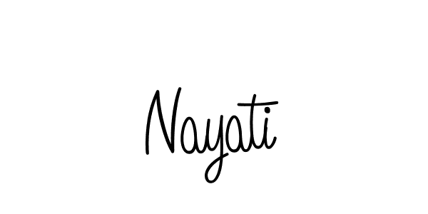 Nayati stylish signature style. Best Handwritten Sign (Angelique-Rose-font-FFP) for my name. Handwritten Signature Collection Ideas for my name Nayati. Nayati signature style 5 images and pictures png