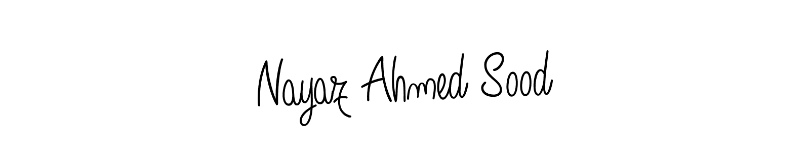 This is the best signature style for the Nayaz Ahmed Sood name. Also you like these signature font (Angelique-Rose-font-FFP). Mix name signature. Nayaz Ahmed Sood signature style 5 images and pictures png