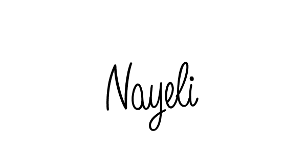 How to make Nayeli signature? Angelique-Rose-font-FFP is a professional autograph style. Create handwritten signature for Nayeli name. Nayeli signature style 5 images and pictures png