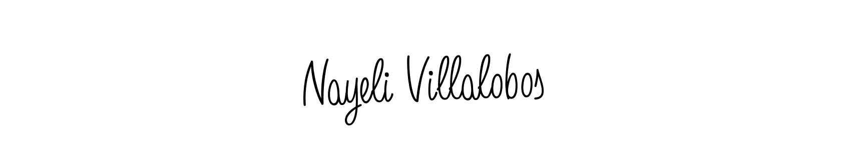 Make a short Nayeli Villalobos signature style. Manage your documents anywhere anytime using Angelique-Rose-font-FFP. Create and add eSignatures, submit forms, share and send files easily. Nayeli Villalobos signature style 5 images and pictures png